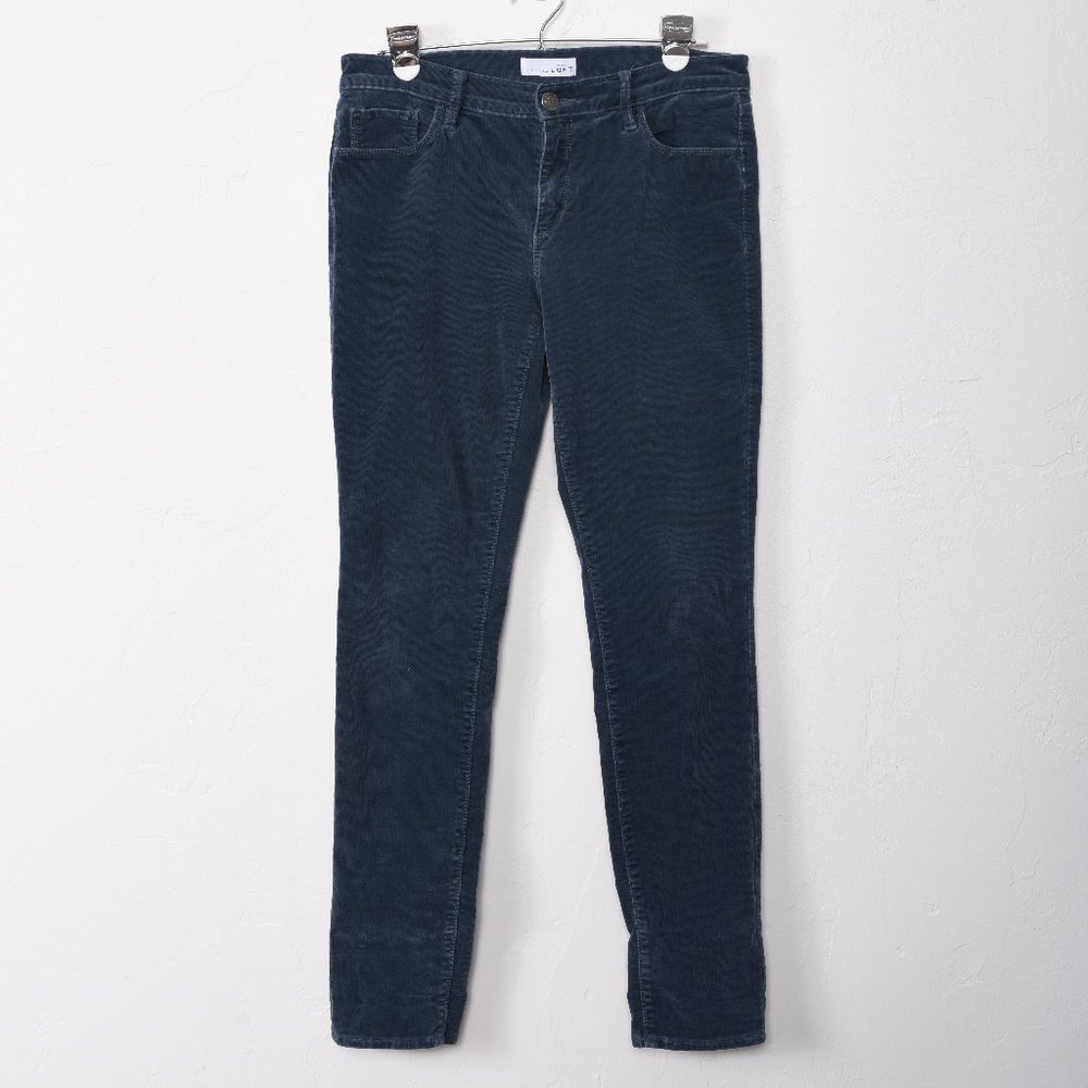 LOFT Corduroy Pants, Modern Skinny Dark Bl…